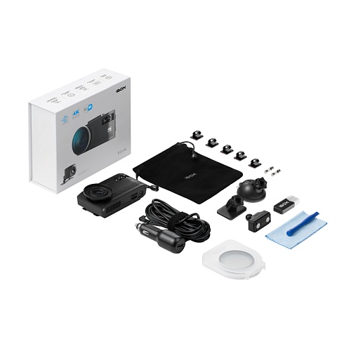 Видеорегистратор с сигнатурным радар-детектором iBOX EVO 4K LaserVision WiFi Signature Dual